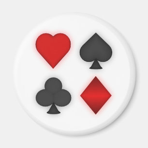 Anzüge für die Spielkarte: Magnet
