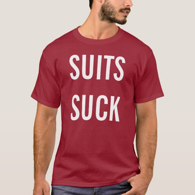 ANZÜGE SIND ZUM KOTZEN T-Shirt (Vorderseite)