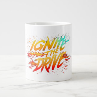 "Anzünden des Laufwerks" Jumbo-Tasse