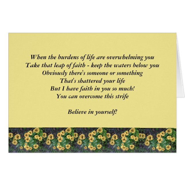 Anzuregen Karte (Vorderseite (Horizontal))