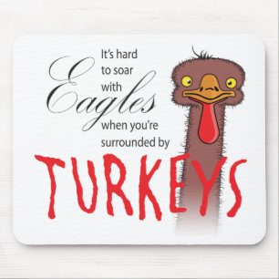 Anzusteigen ist hart, mit Eagles… Mousepad