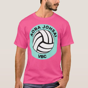 Aoba Johsai Volleyball Praxis Anime Manga Cospla T-Shirt