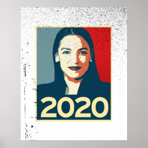 AOC 2020 Propaganda Poster