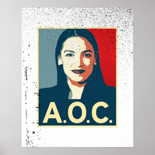 AOC 2024 Propaganda Poster (Vorne)