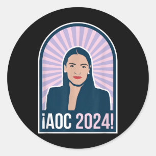 Aoc 2024 Vintag Runder Aufkleber