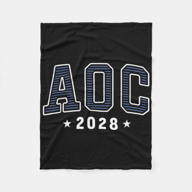 AOC 2028: einfache, voreingestellte Größe Fleecedecke (Vorderseite)