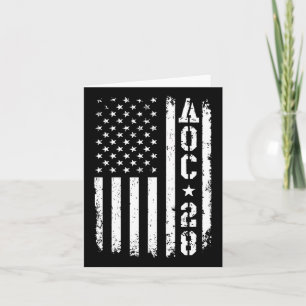 Aoc 2028 US-Flagge Langschlauch Karte