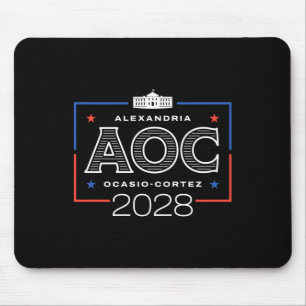 Aoc 2028 Weißes Haus Langschläfer Mousepad