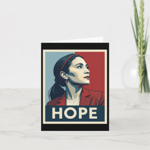 Aoc Alexandria Ocasio Cortez 2028 für den Präsiden Karte