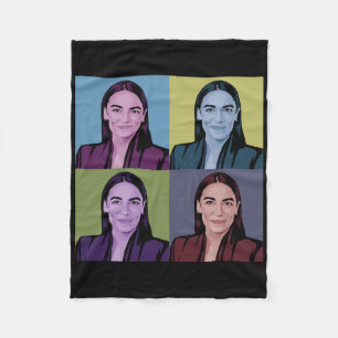Aoc Alexandria Ocasio-cortez First Female Presiden Fleecedecke