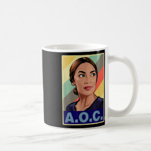 Aoc Alexandria Ocasio-cortez First Female Presiden Kaffeetasse