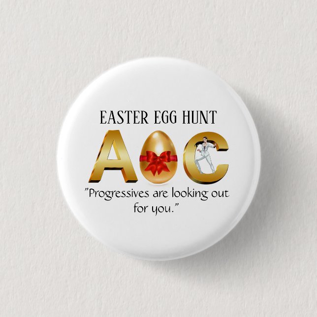 AOC Ostereier Hunt Button (Vorderseite)