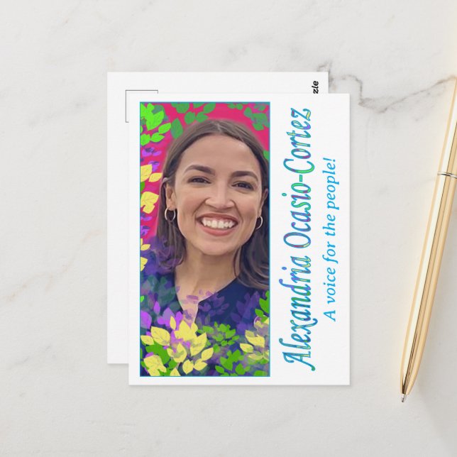 AOC Postkarte (Vorderseite/Rückseite Beispiel)