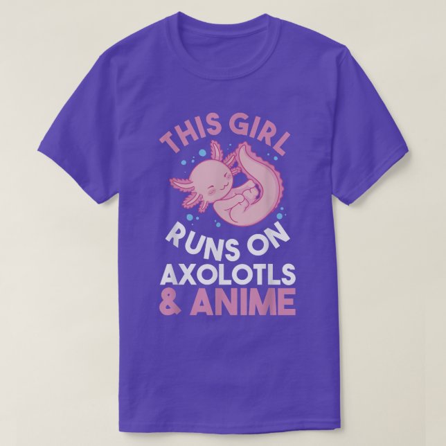 Aolotl Anime  T-Shirt (Design vorne)