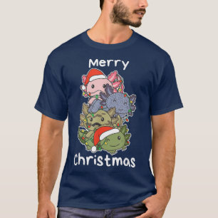 Aolotl Christmas Tree Animals Sweet Aolo T-Shirt