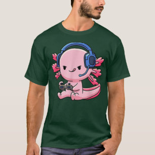 Aolotl Fish Video Game Gaming Boys Girls Anime Liz T-Shirt
