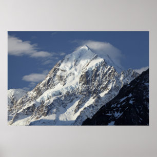 Aoraki Mount Cook, Mackenzie Country, Süden Poster