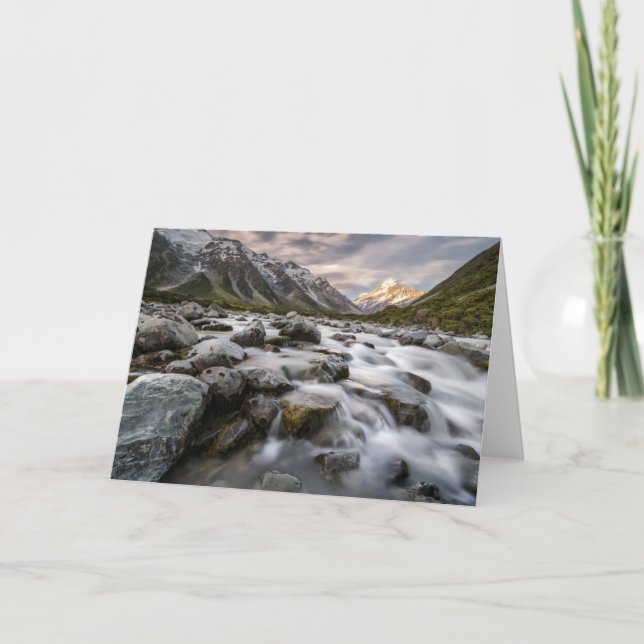 Aoraki Mt. Cook Nationalpark | Neuseeland Karte (Vorderseite)