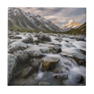 Aoraki Mt. Koch-Nationalpark Neuseeland Fliese