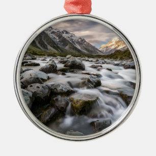 Aoraki Mt. Koch-Nationalpark Neuseeland Ornament Aus Metall
