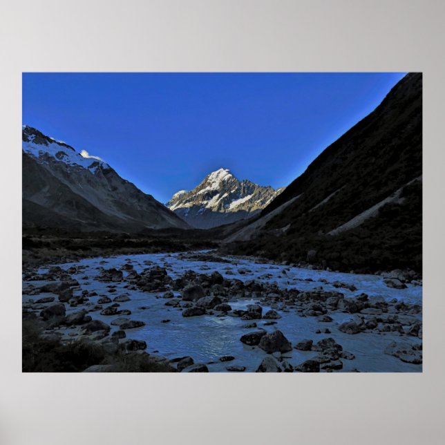 Aoraki und Tal Poster (Vorne)