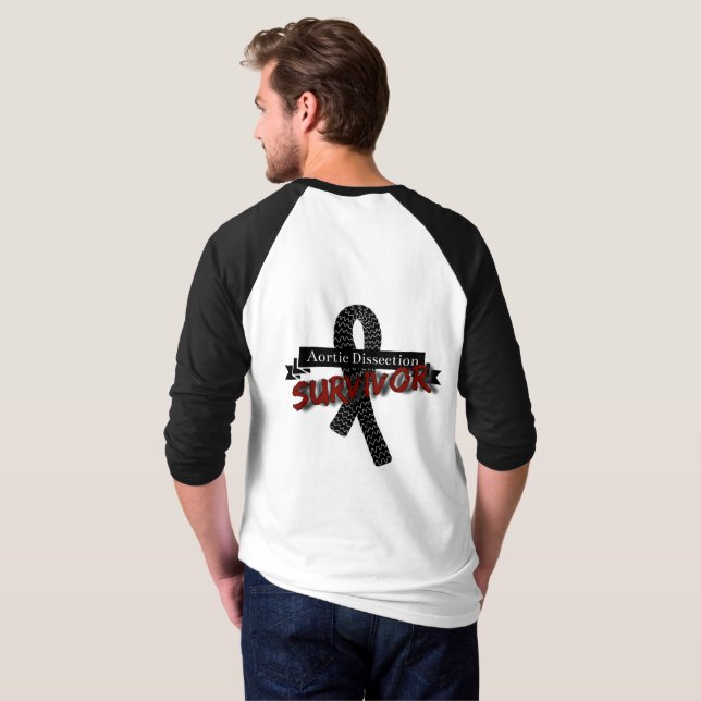 Aortendurchblutung T-Shirt (Schwarz voll)