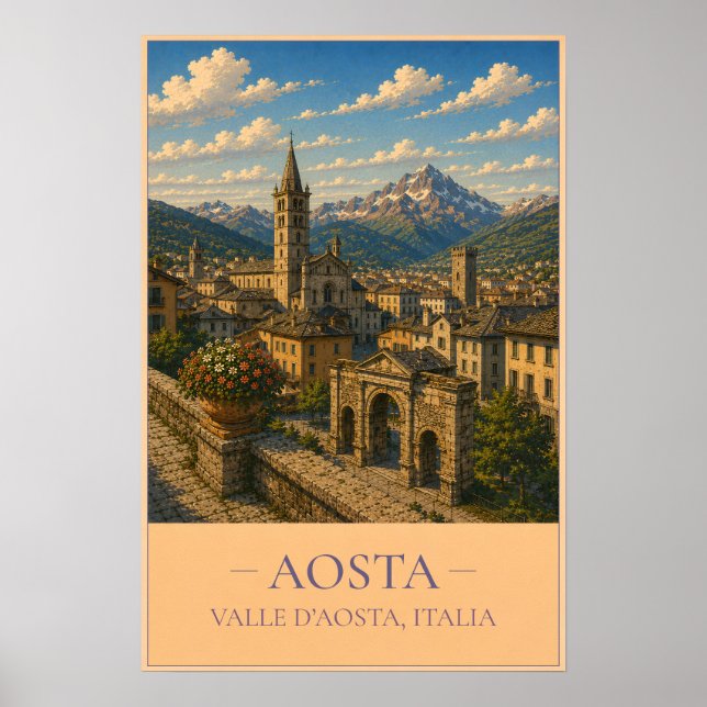Aosta Poster (Vorne)