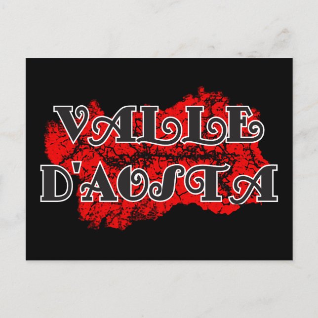 Aostatal Postkarte (Vorderseite)