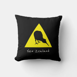 Aotearoa & Kiwi Bird, Neuseeland Kissen