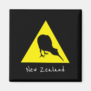 Aotearoa & Kiwi Bird, Neuseeland Magnet