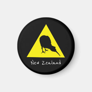 Aotearoa & Kiwi Bird, Neuseeland Magnet