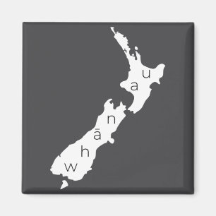 Aotearoa Neuseeland mit Kiwi Whanau Maori Magnet