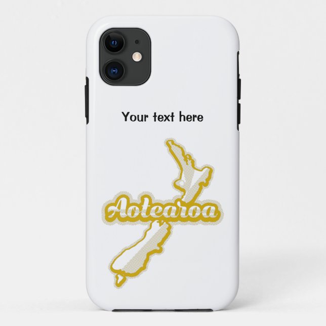 AOTEAROA NZ MAP Case-Mate iPhone HÜLLE (Rückseite)