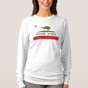 Aotearoa Republik Kiwi Flagge Neuseeland T-Shirt