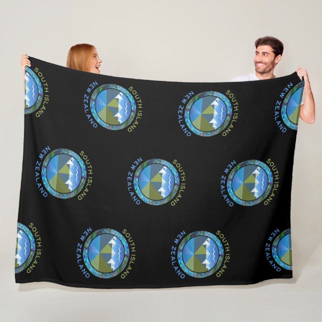 AOTEAROA SÜDINSEL NEUSEELAND FLEECEDECKE (Beispiel)