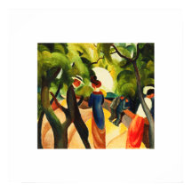 août Macke. Poster "Promenade"