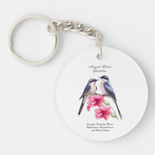 Août Mois de naissance Gladiolus à fleurs avec ois