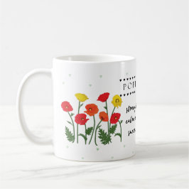 Août Mug Fleur de naissance avec sens Fleur