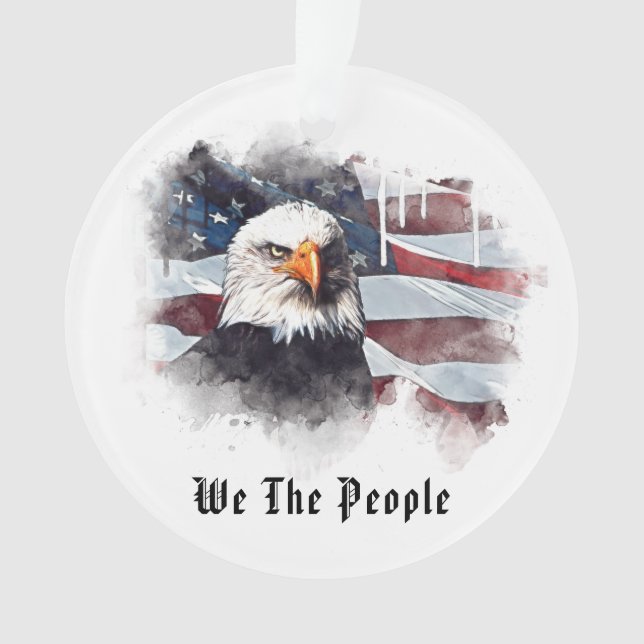 *~* AP16 Dieu béni Amérique EAGLE Drapeau Patrioti (devant)