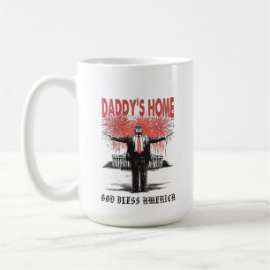 *~* AP16 - Trump Daddy ist zu Hause  MAGA Weißes H Kaffeetasse