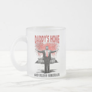 *~* AP16 Trump Daddy ist zu Hause MAGA Weißes Haus Mattglastasse