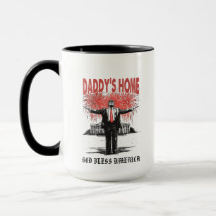 *~* AP16 Trump Daddy ist zu Hause MAGA Weißes Haus Tasse