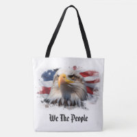 *~* AP27 Patriotische Amerikanische Flagge Bald Ad