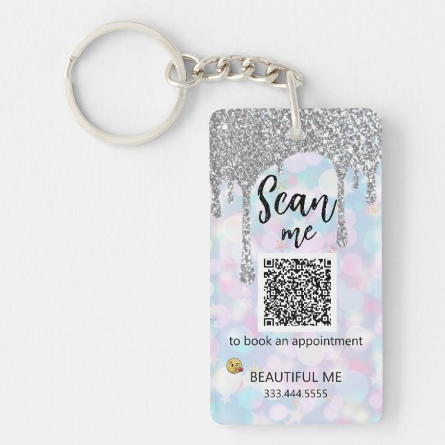 *~* AP36 QR Promo Beauté Pastel Porte - clé acryli (Devant)