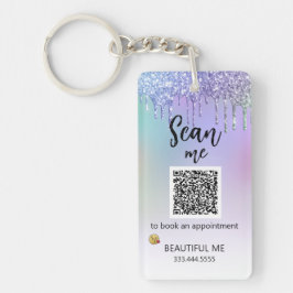 *~* AP36 QR Promo Logo Acryl Ombre Schlüsselanhäng Schlüsselanhänger