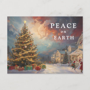 *~* AP44 Vintage Winter Szene Weihnachten FOTO