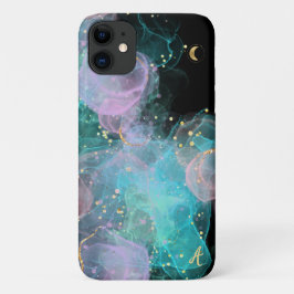 *~* AP46 Pastel Gold Glitter Abstract Ink  Case-Mate iPhone Hülle