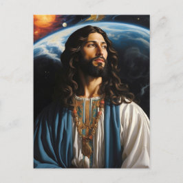 *~* AP50 Fantasy Universe mit Planet Earth Postkarte