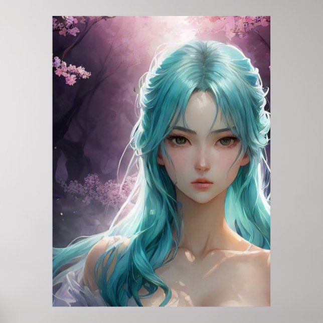 *~* AP60 Wassergöttin Fantasy Sea Meerjungfrau 38 Poster (Vorne)