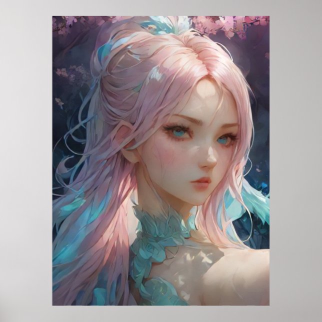 *~* AP60 Wassergöttin Fantasy Sea Meerjungfrau 40 Poster (Vorne)